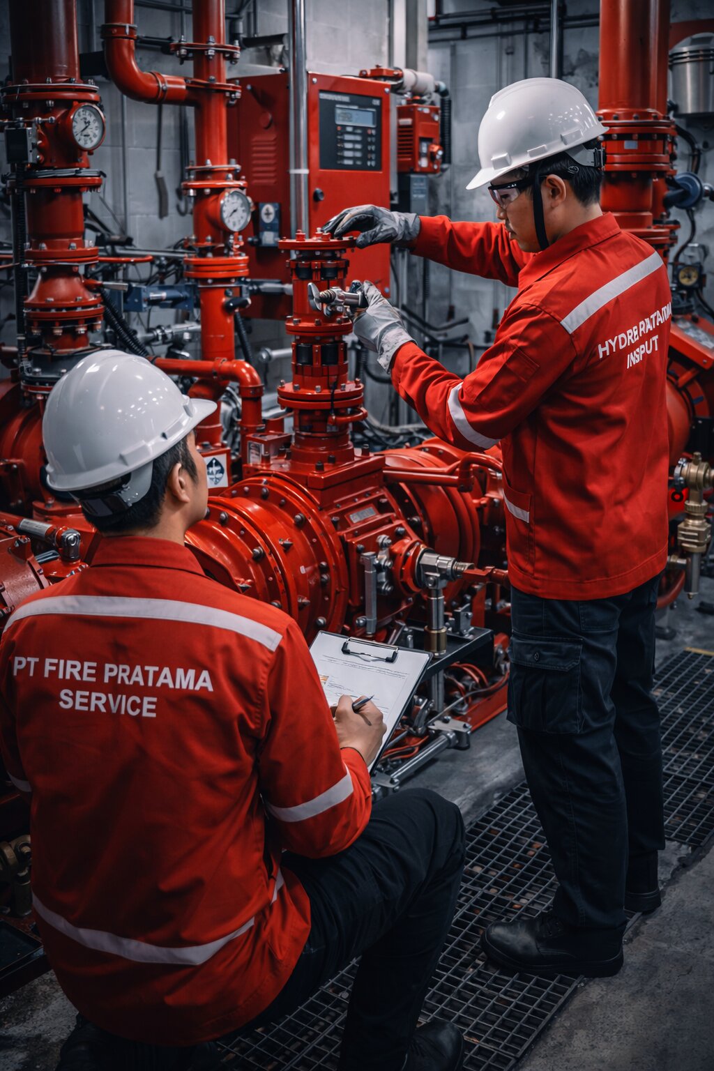 Dokumentasi instalasi hydrant