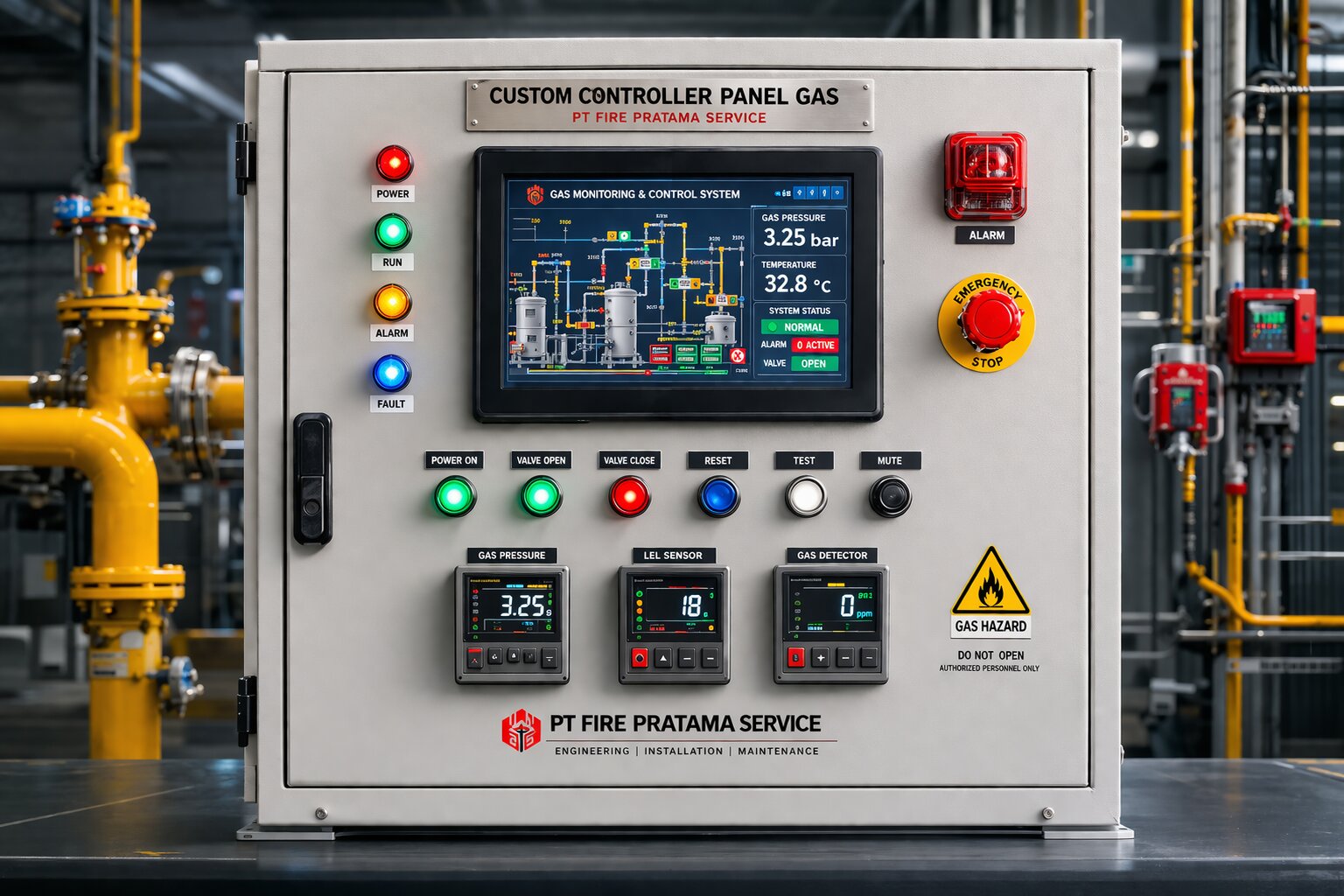 Dokumentasi panel gas controller